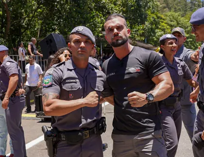 Aprovados fardados da Polícia Militar de São Paulo