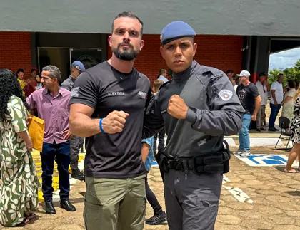 Aprovados fardados da Polícia Militar de São Paulo
